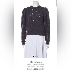 Ulla Johnson sweater S puff sleeves